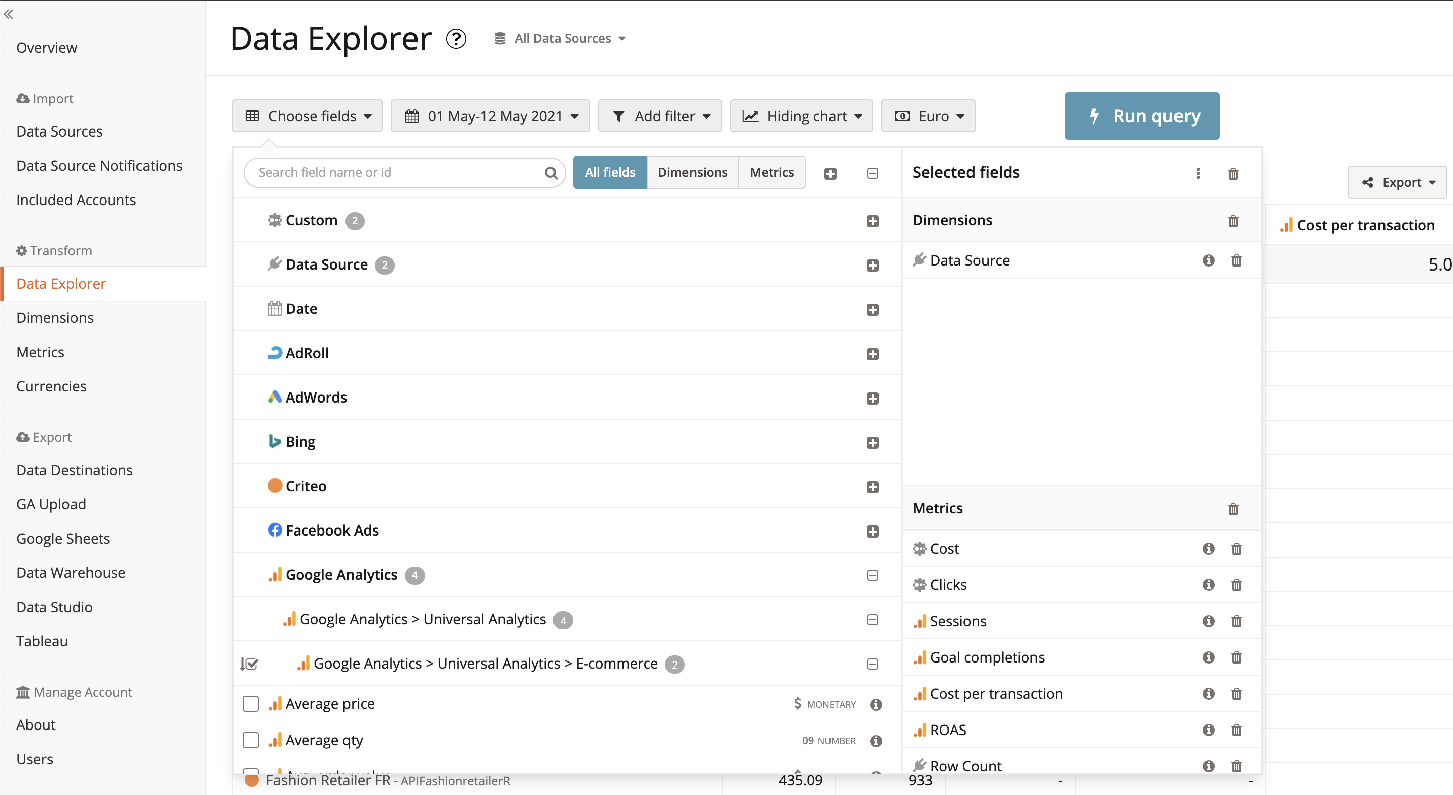 Field picker made easier to use